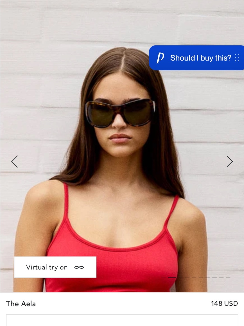 The Aela Women's Oversized Sunglasses - Brown Frame